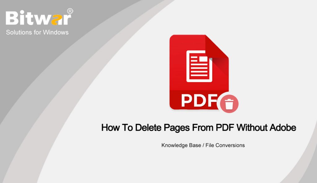 How to Delete Pages from PDF
