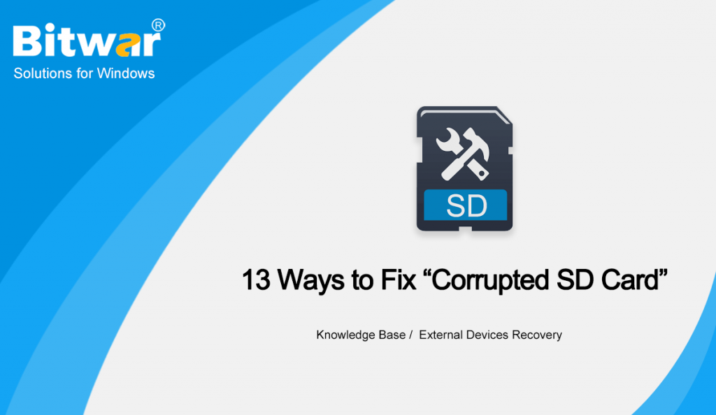 fix corrupted sd card