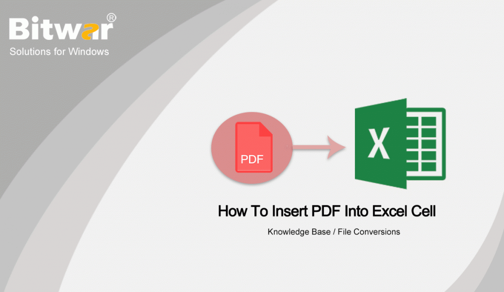 How to Insert PDF into Excel