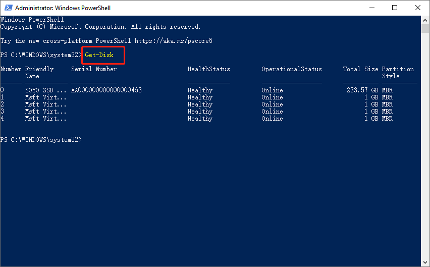 assign letter to drive powershell