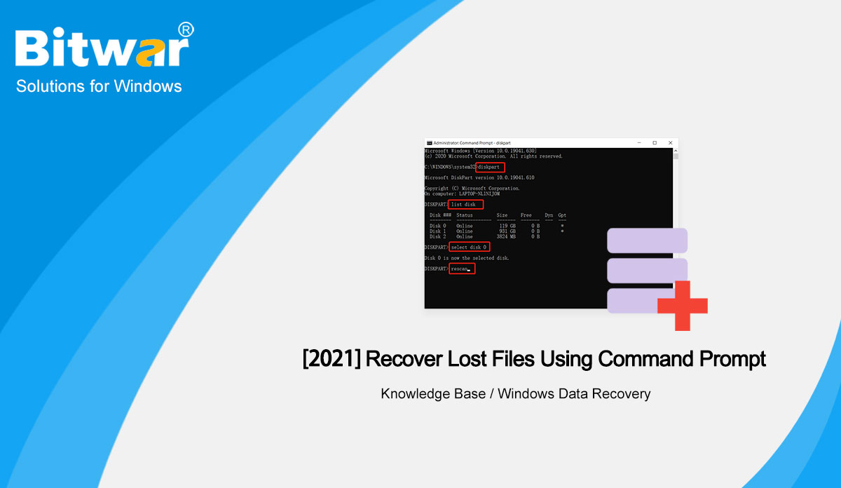 Recover Lost Files Using Command Prompt