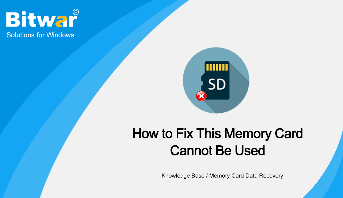 This Memory Card Cannot Be Used