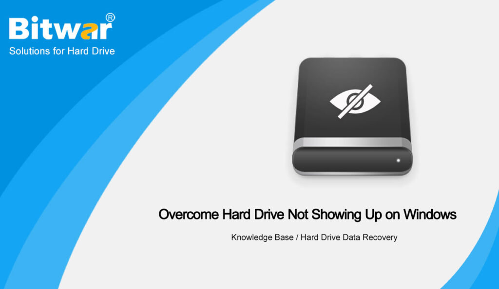 hard drive not showing up