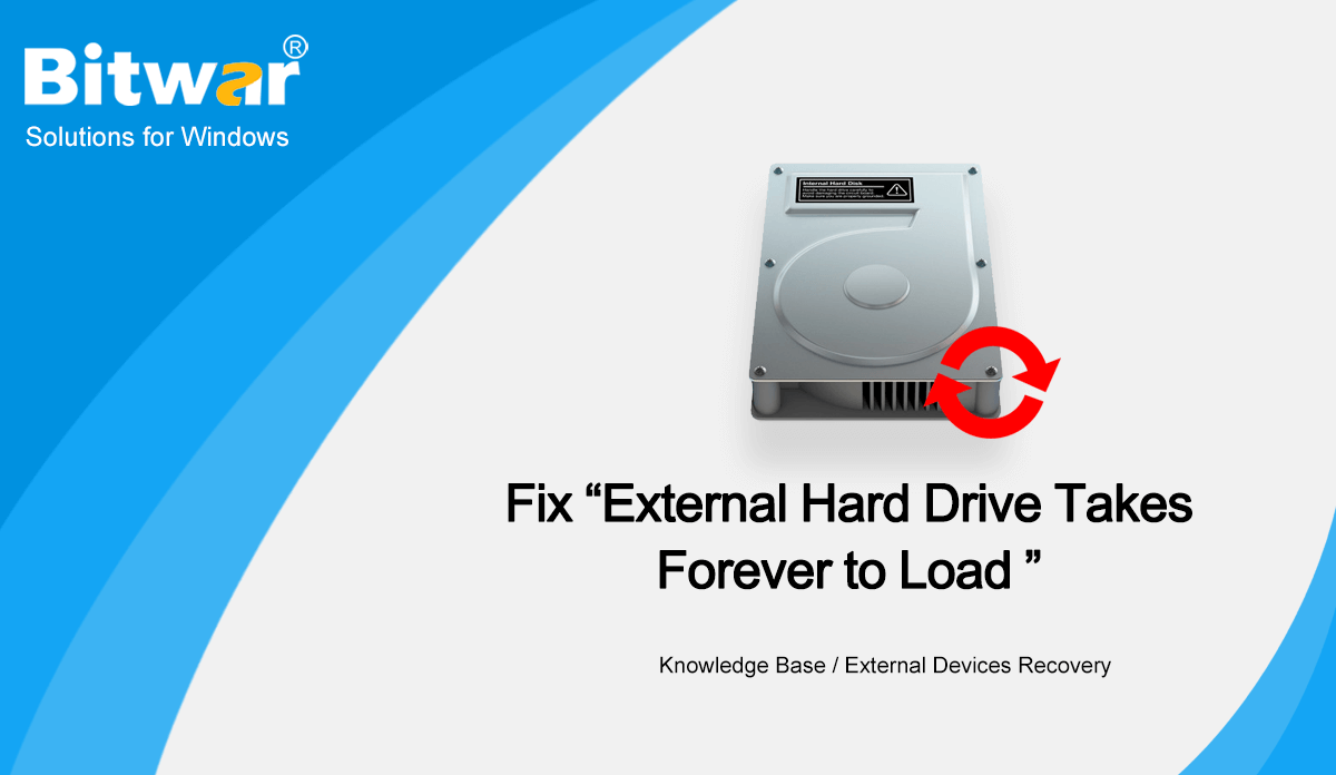 fix external hard drive takes forever to load