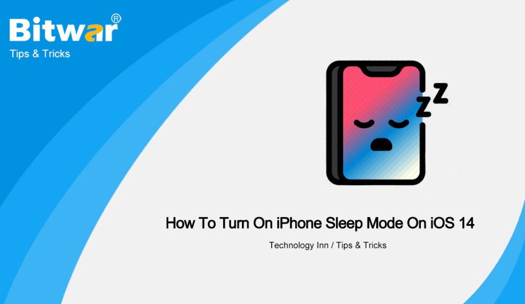 turn on iPhone sleep mode
