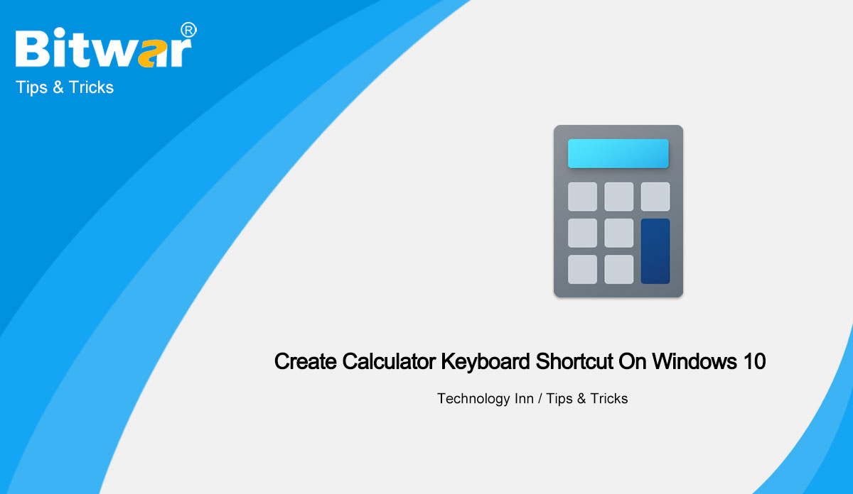 create calculator keyboard shortcut
