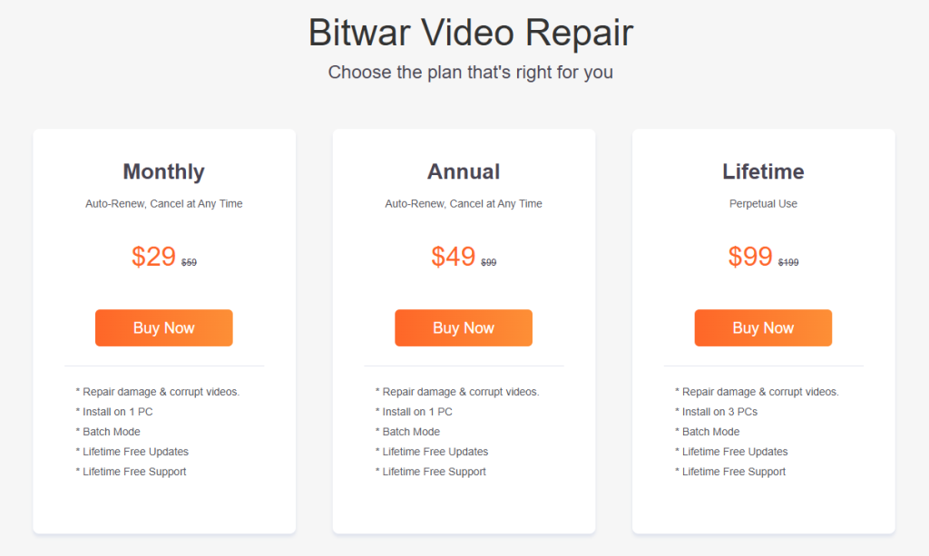 bitwar video repair recharge 2