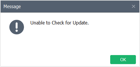 no update