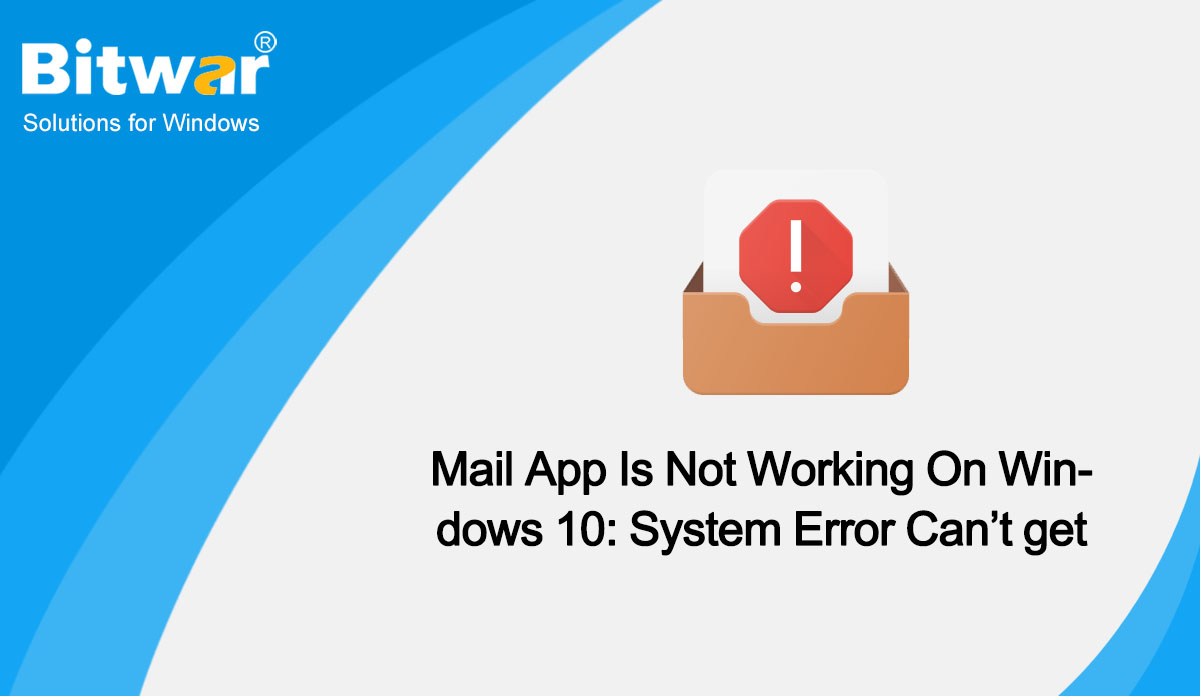 System Error Can’t get mail