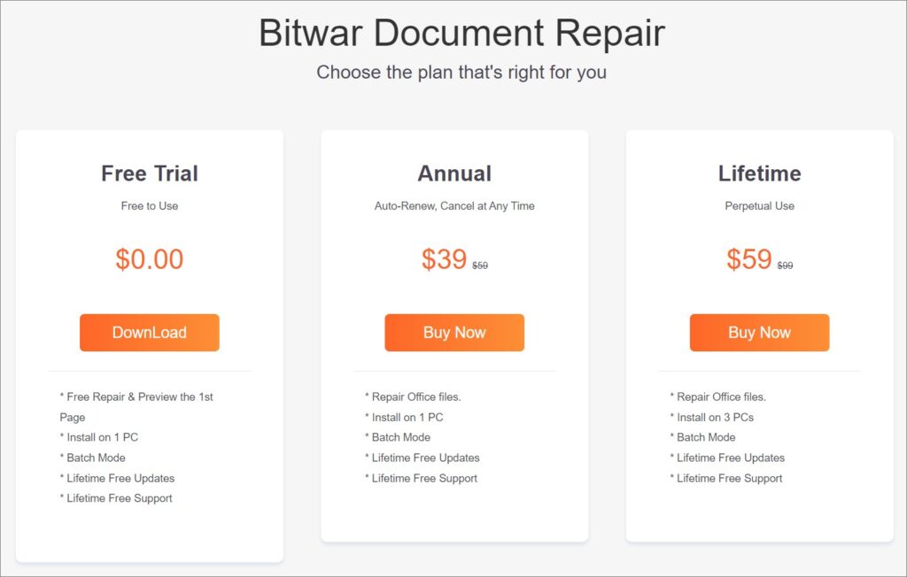bitwar document repair-online purchase