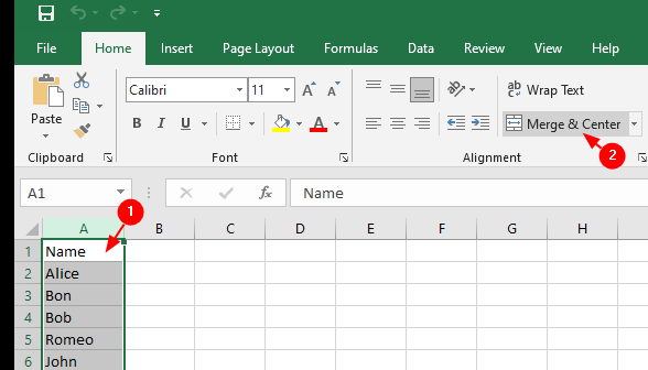 excel-unmerge-Cell