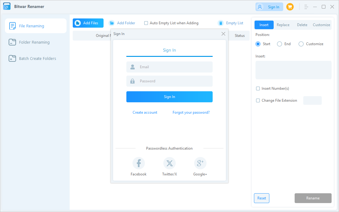 bitwar renamer sign in