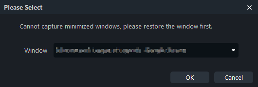 bitwar screen recorder-Game- choose window