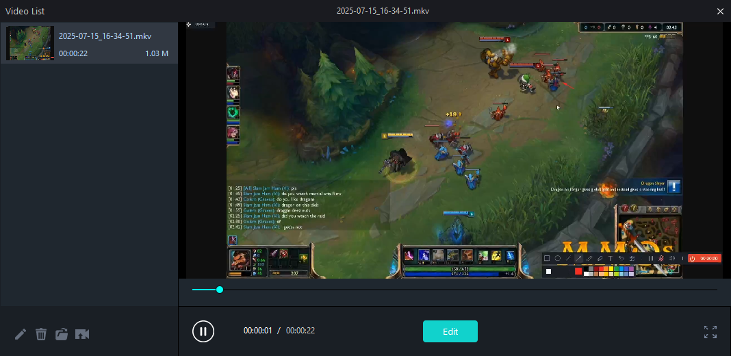 bitwar screen recorder-Gameplay video