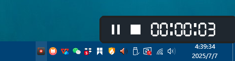 bitwar screen recorder-pause and stop