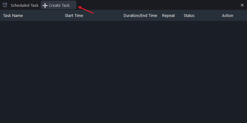 bitwar screen recorder-scheduled task