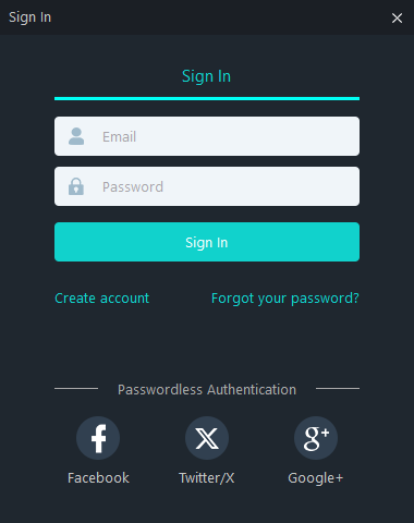 bitwar screen recorder-sign in