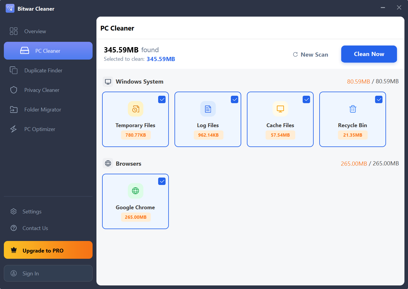 bitwar cleaner-PC Cleaner